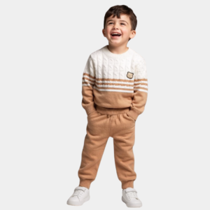 Toddler/Boys Cable-Knit Sweater Set