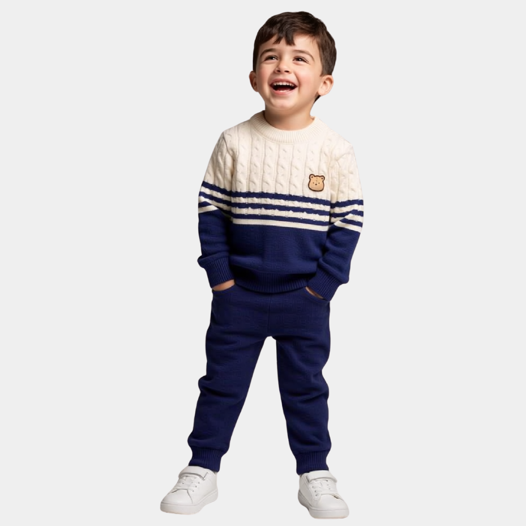 Toddler/Boys Cable-Knit Sweater Set - Image 2
