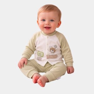 Baby Boy Soft Cotton 2-Piece Suit